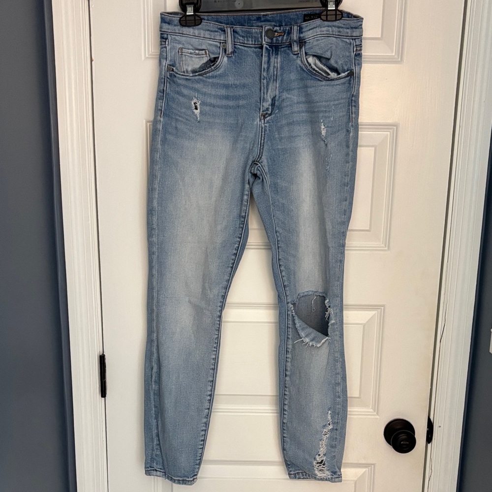 Blank NYC Light Blue Distressed Skinny Jeans